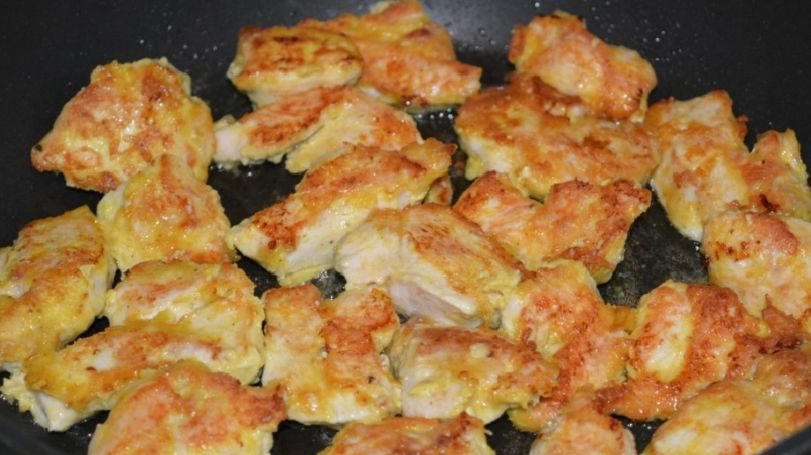 Нежное куриное филе на сковороде