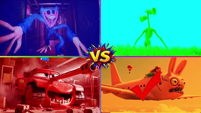 МУЛЬТИКИ ХАГГИ ВАГГИ СИРЕНОГОЛОВЫЙ МАКВИН ПИНКИ 🆚 БИТВА МОНСТРОВ ⚡