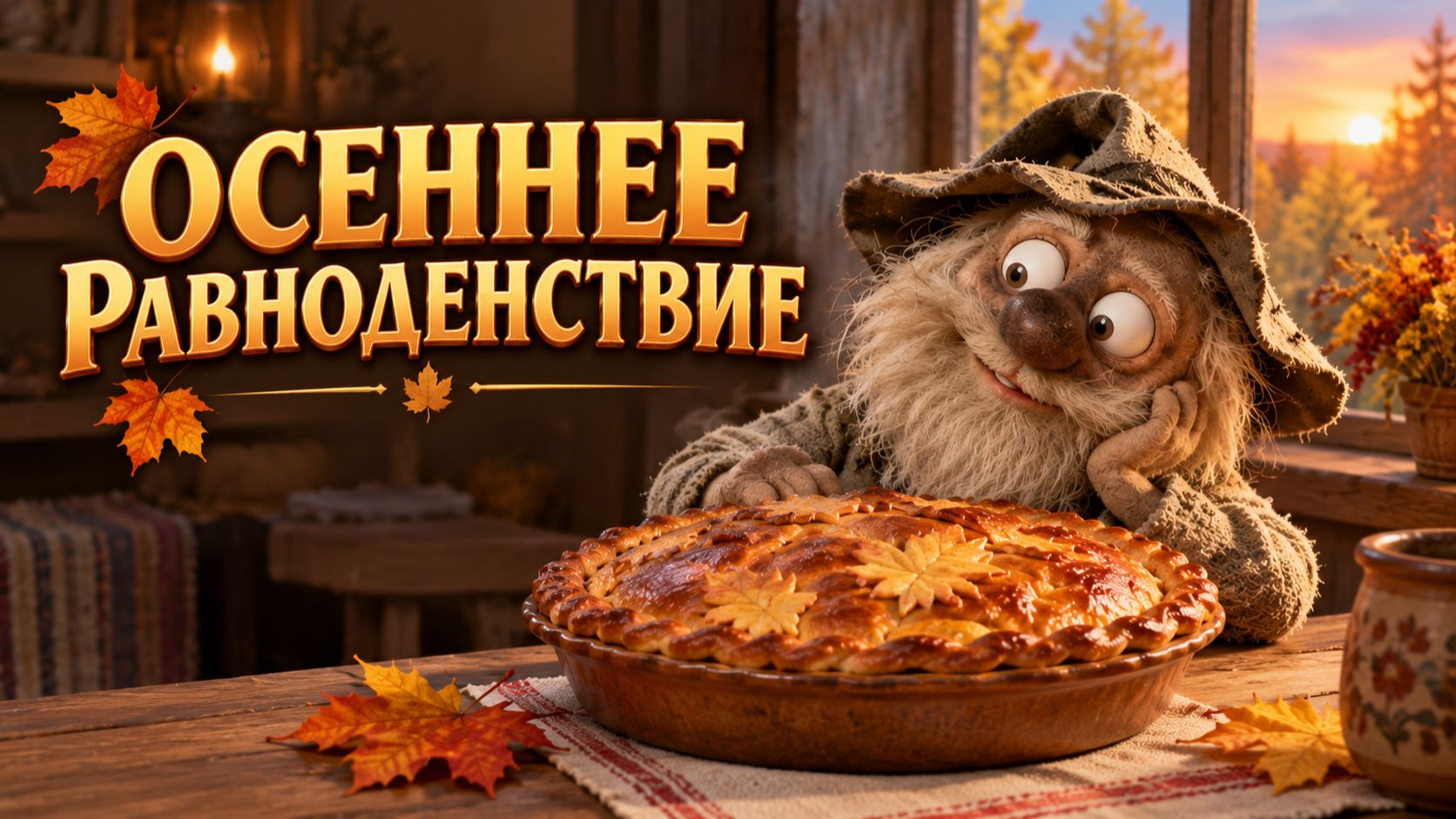 🍂 ОСЕННЕЕ РАВНОДЕНСТВИЕ С ДОМОВЁНКОМ 😂  Вот это праздник!