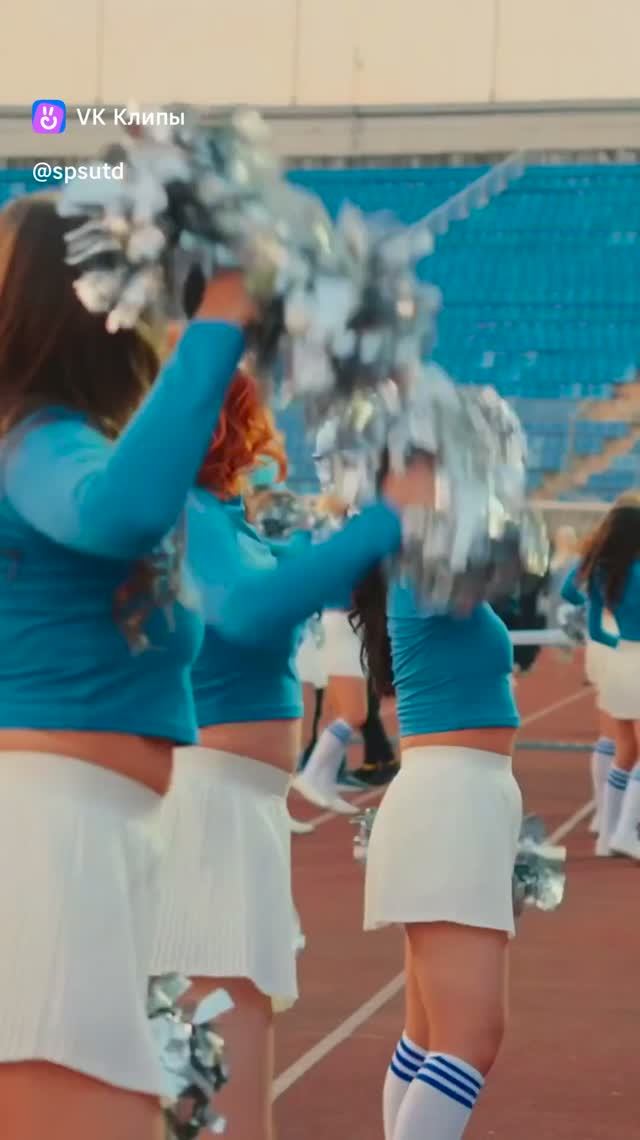 Сборная СПбГУПТД по чирлидингу и чир спорту Needles Cheerleading Team