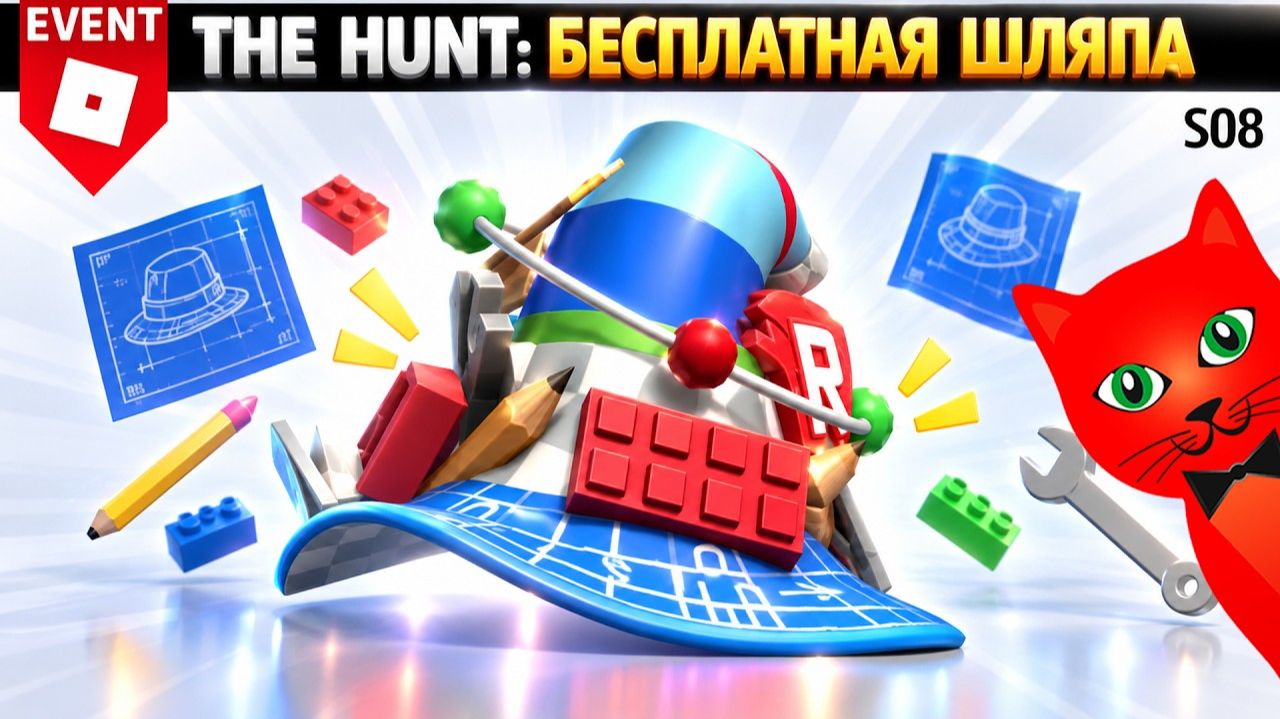 БЕСПЛАТНАЯ ШЛЯПА [S08] Охота: РОБЛОКС 20 | The Hunt Roblox 20 | Бесплатные вещи роблокс 2026