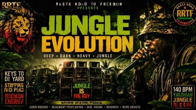 🔥 JUNGLE EVOLUTION 🔥 | Heavy Ragga Jungle Mix 2026 • Deep Bass • 175 BPM Sound System Pressure!!