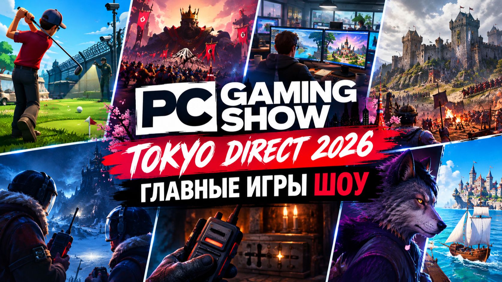 30+ НОВЫХ ИГР, КОТОРЫЕ ПОКАЗАЛИ НА PC GAMING SHOW TOKYO DIRECT 2026