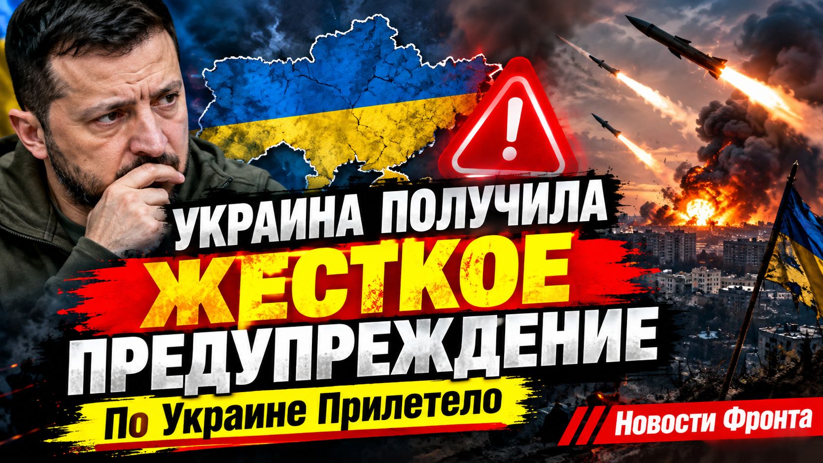 Срочно! Украина Получила ЖЕСТКОЕ Предупреждение-По Украине Прилетело. Новости Фронта