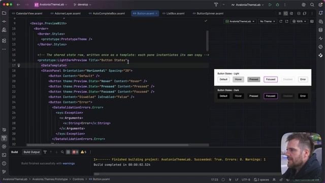 Создание полностью индивидуальной темы Avalonia UI с нуля
