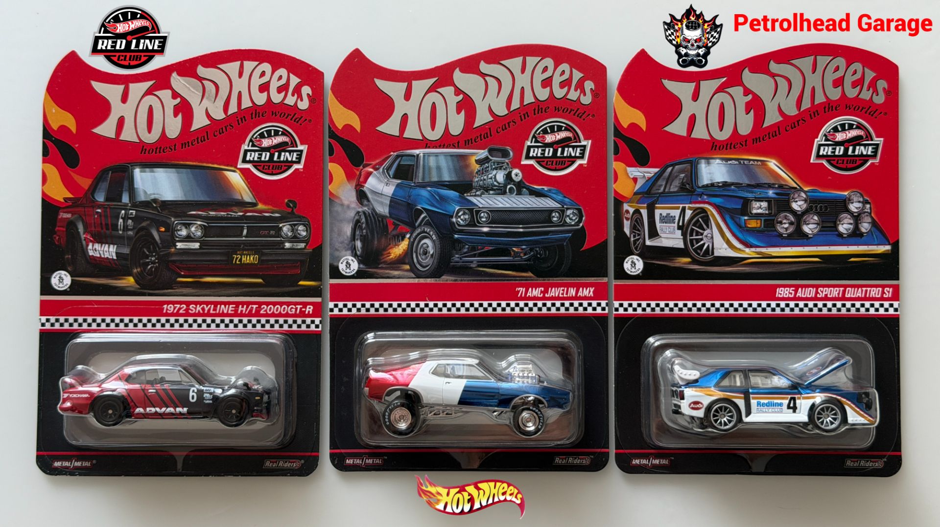 Audi Sport Quattro S1, AMC Javelin AMX и Hakosuka от Red Line Club