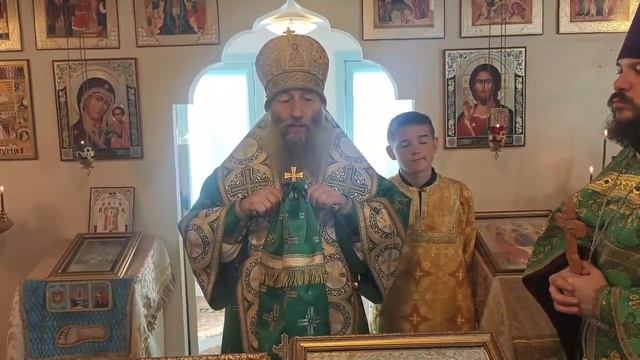 Проповедь владыки Гурия на престольный праздник храма с. Шекляево