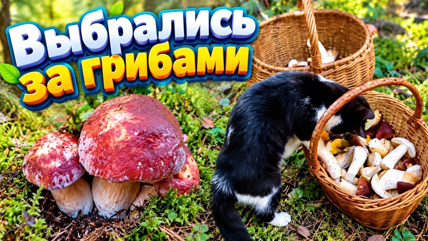 Выбрались за грибами.