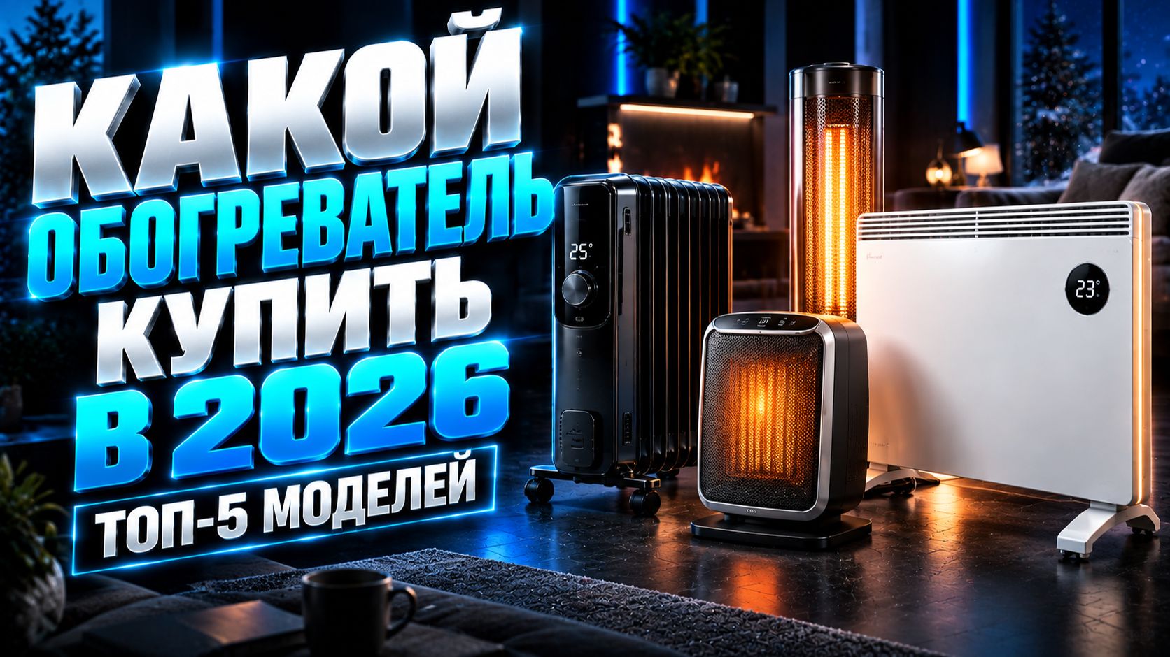Лучшие обогреватели для дома 2026 года — рейтинг