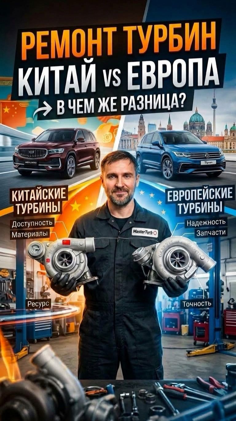 Ремонт китайской и европпейской турбины, есть разница или нет?