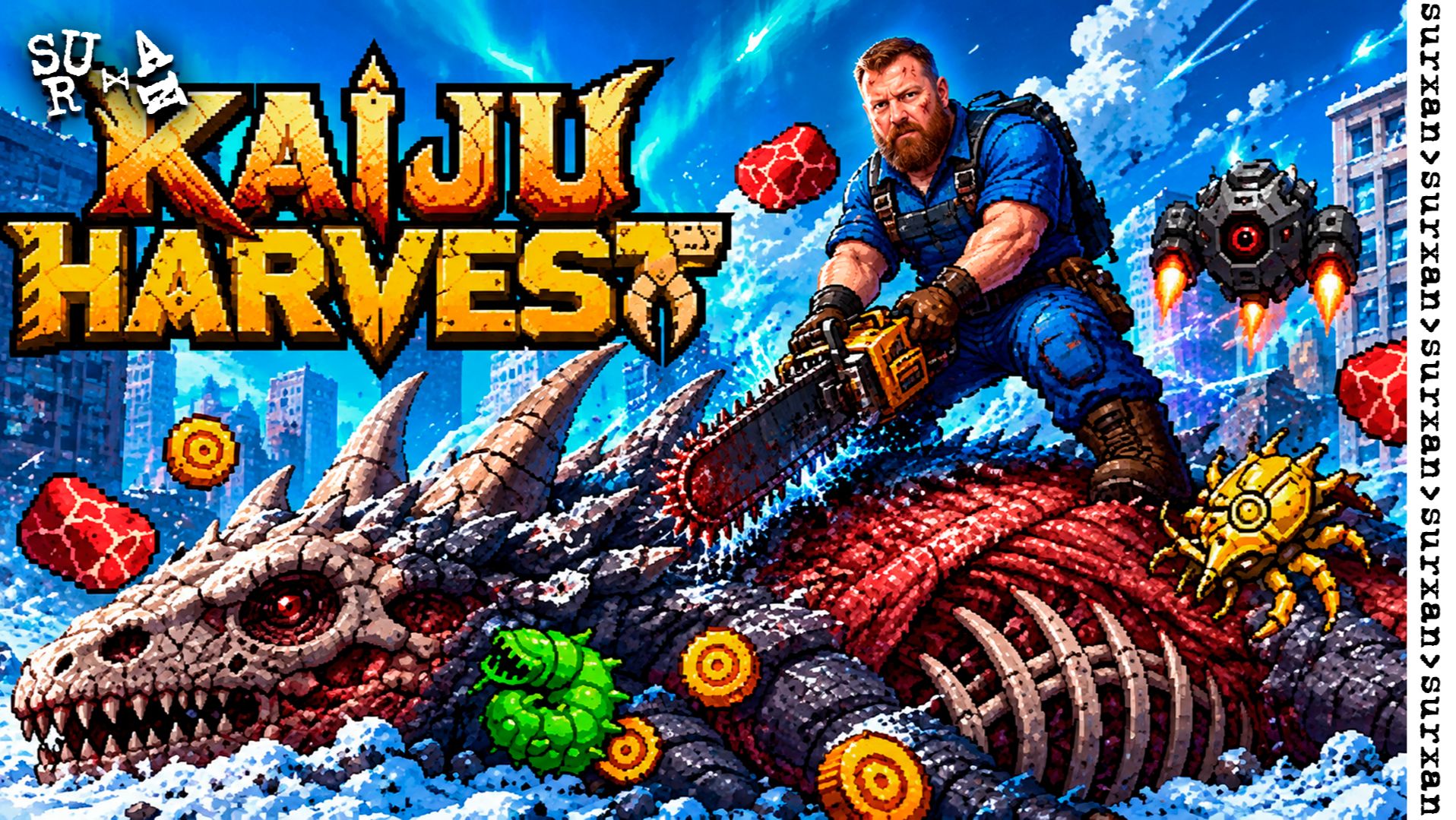 Смотрим Демо игры Kaiju Harvest
