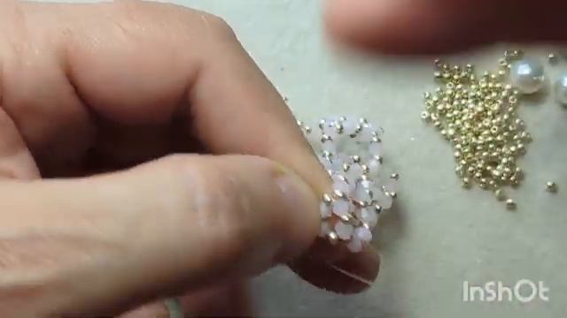 МК шикарный браслет из бусин и бисера от Nono Hand Made
