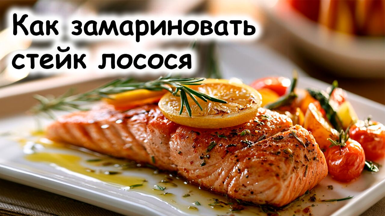 Как замариновать стейк лосося