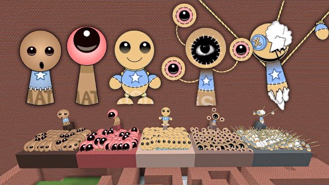 СПРУНКИ OC BUDDY: ФАЗЫ 1–5 В ЦВЕТНЫХ БЛОКАХ | MINECRAFT PE MOD