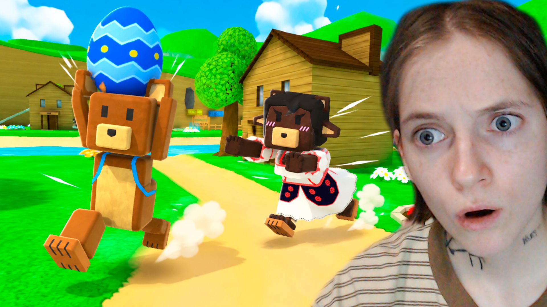 Укради яйцо в супер медведь! Ворую яйца в Super Bear Adventure