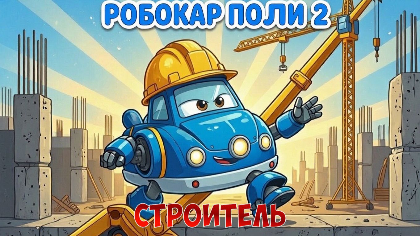 РОБОКАР ПОЛИ: Строитель #2➤Мультфильм - Игра Про Машинки