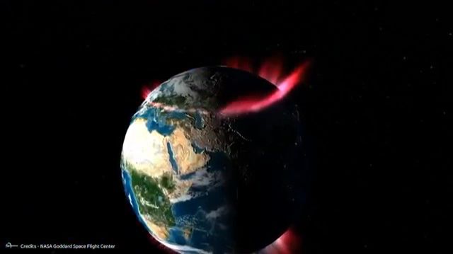 Что происходит, когда магнитное поле Земли раскрывается, например, во время равноденствий!