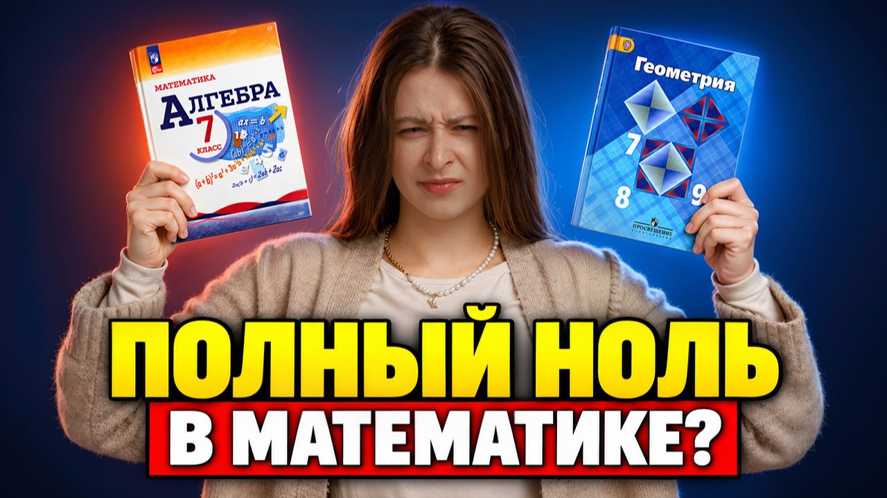 Что делать, если ты ПОЛНЫЙ НОЛЬ в математике? До ОТЛИЧНИКА за ОДИН УРОК I Валя Туровская I Умскул