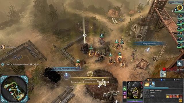 WH40K DoW2 Retribution Прохождение кампании за Орков Часть 4. Blood River