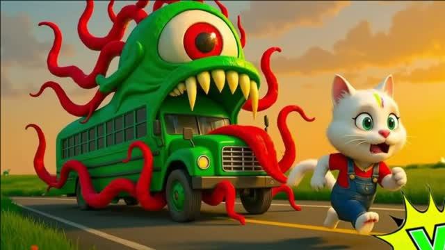 ШКОЛЬНЫЙ АВТОБУС МЕМ 🚌 МОНСТР мутант 😂 СМЕШНАЯ НАРЕЗКА МУЛЬТИК АНИМАЦИЯ
