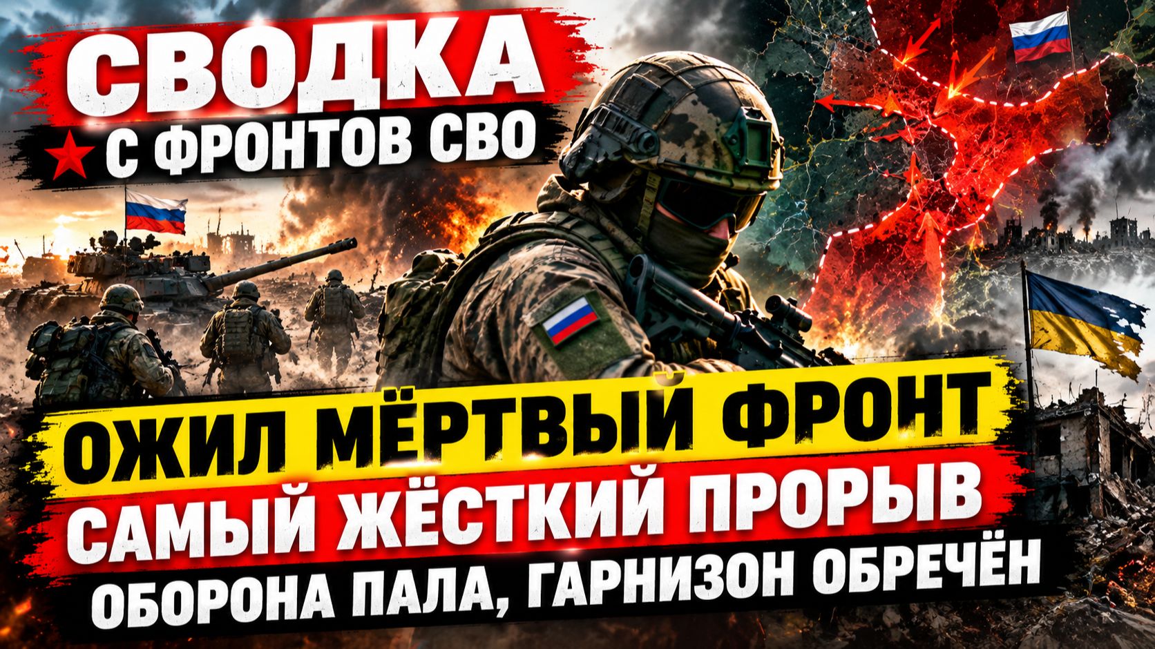 🚨 СРОЧНО! ФРОНТ ВЗОРВАЛСЯ — МОЩНЫЙ ПРОРЫВ! ОБОРОНА ЗАШАТАЛАСЬ, ГАРНИЗОН В ЛОВУШКЕ