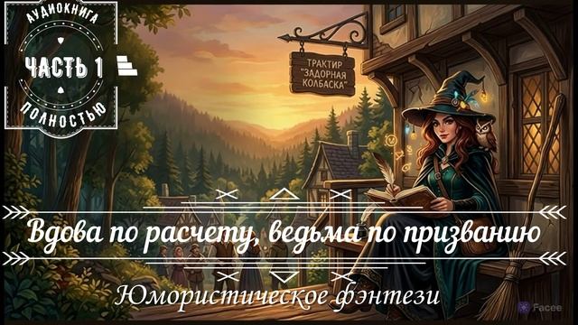 1️⃣🎧 АУДИОКНИГА ПОЛНОСТЬЮ💍Вдова по расчету, ведьма по призванию Юмористическое фэнтези 🤭ЧАСТЬ 1️⃣