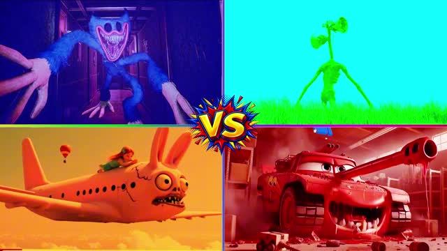 ХАГГИ ВАГГИ 🆚 СИРЕН ХЕД 🆚 ПИНКИ 🆚 МАККУИН 🔥 ХАЙП БИТВА МОНСТРОВ МУЛЬТИК