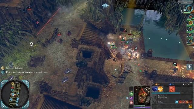 WH40K DoW2 Retribution Прохождение кампании за Орков Часть 2 Ladon Temple Ruins