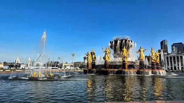 Будто ты сейчас на ВДНХ ⛲ 1 час у фонтана | Живой звук воды