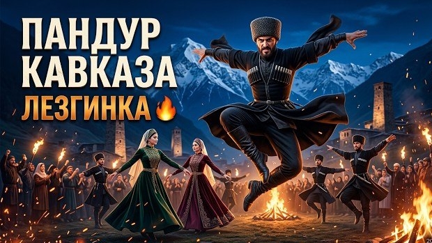 ПАНДУР КАВКАЗА 🔥 ЛЕЗГИНКА ЗАЖИГАЕТ — Кавказский Огонь 2026 Музыка души 🔥
