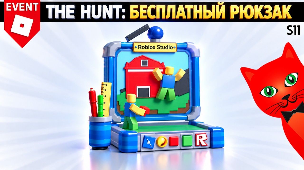 БЕСПЛАТНЫЙ РЮКЗАК [S11] Охота: РОБЛОКС 20 | The Hunt Roblox 20 | Бесплатные вещи роблокс 2026