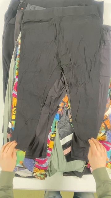 BIG SIZE LADIES MIX PANTS Crème