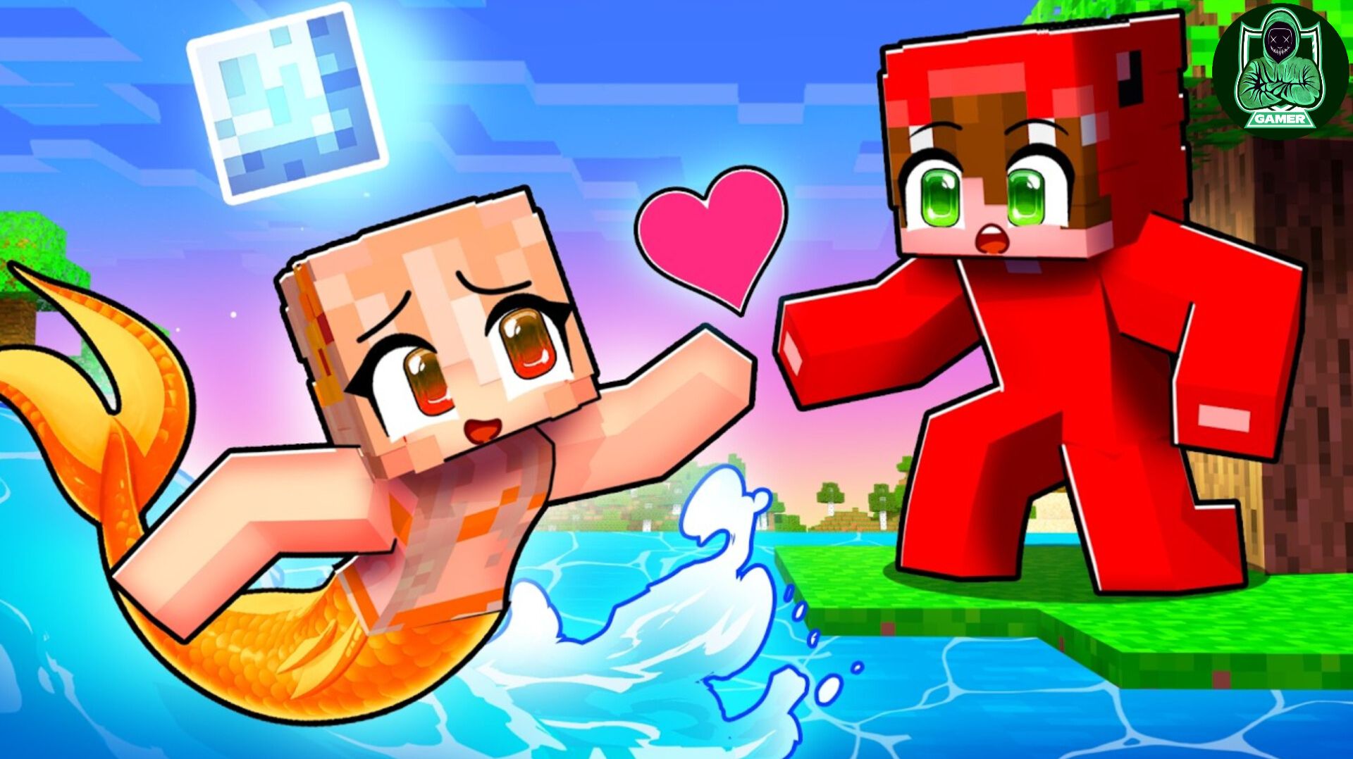 Любовь с РУСАЛКОЙ в #Minecraft
