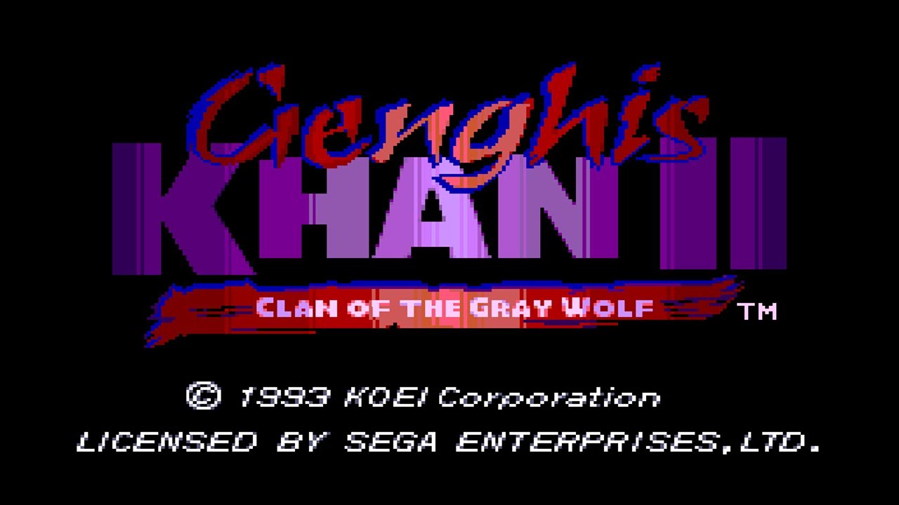 Genghis Khan II: Clan Of The Gray Wolf | Sega Mega Drive (Genesis).