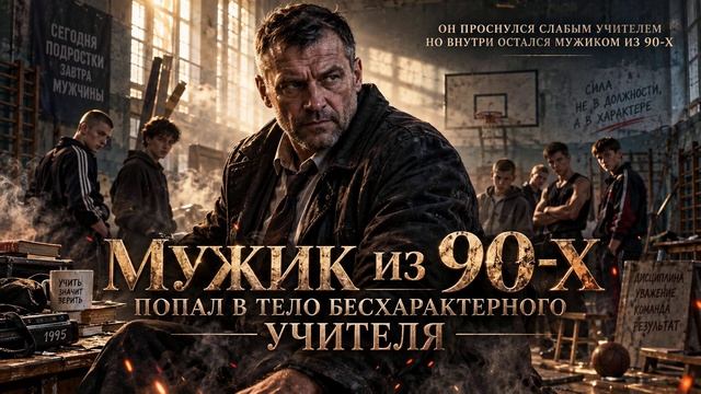 АУДИОКНИГА ПОЛНОСТЬЮ | Мужик из 90-х попал в тело бесхарактерного учителя | ПОПАДАНЦЫ | Книга 1