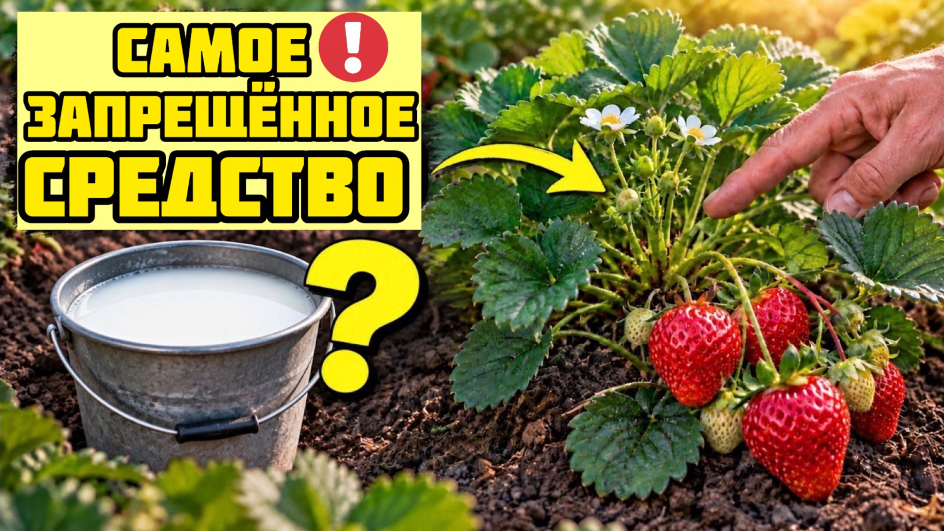 САМОЕ МОЩНОЕ СРЕДСТВО ДЛЯ КЛУБНИКИ ПОСЛЕ ПЛОДОНОШЕНИЯ - НЕ УДОБРЕНИЕ!