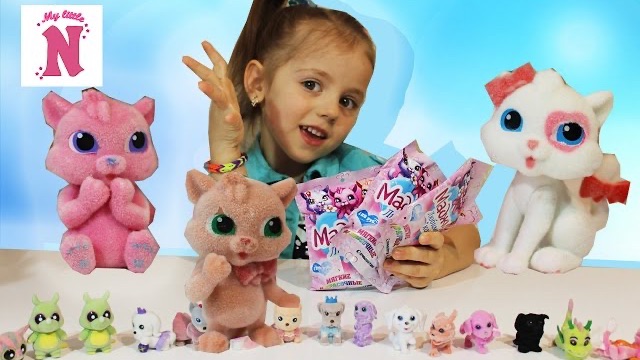 КОШЕЧКИ Маджики котята игрушки сюрпризы в пакетиках Коллекция игрушек Видео для детей
