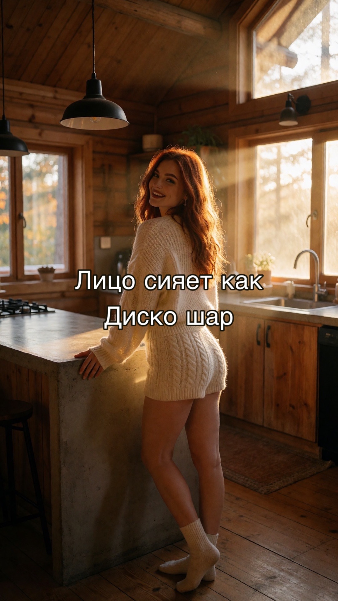 Лицо которое сияет как Дискошар