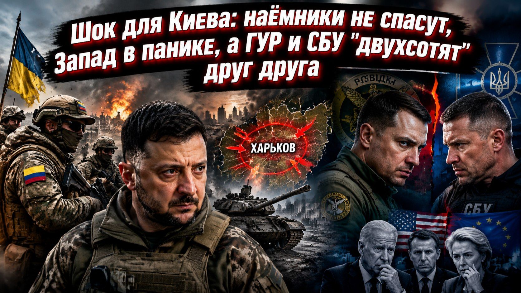 Драпатый привёз колумбийцев в Харьков, а Буданов воюет с СБУ: когда котёл захлопнется?