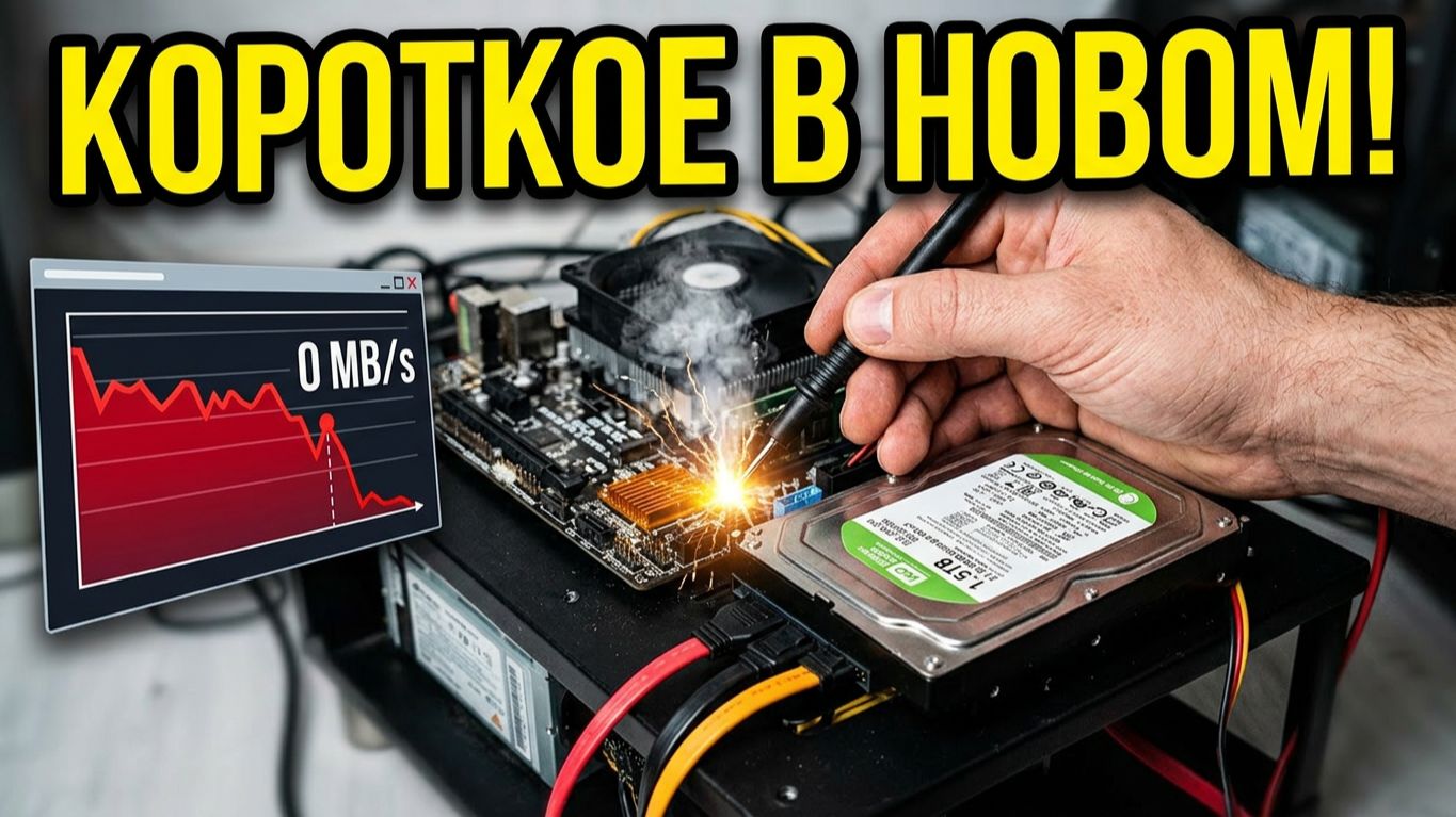🚨 Это не должно было сломаться! Странный дефект нового диска.