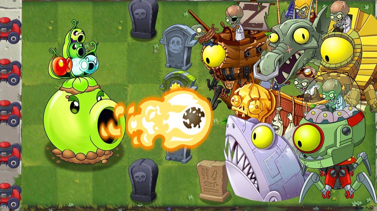 Растения против Зомби-2 Reflourished  PvZ-2 Plants vs Zombies ПвЗ [9]