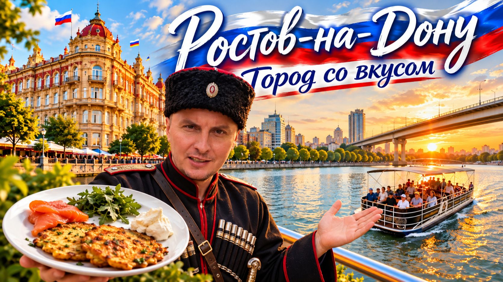 Уехал в Ростов! Город, который впечатлил: казаки, кухня, история и закат на Дону. Туризм в России