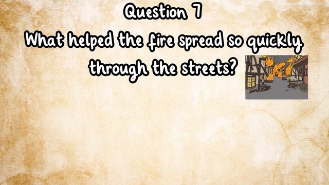 The Great Fire Of London Quiz
