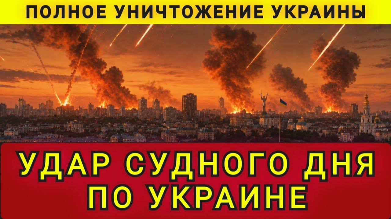 Удар судного дня по Украине. Полное уничтожение Украины
