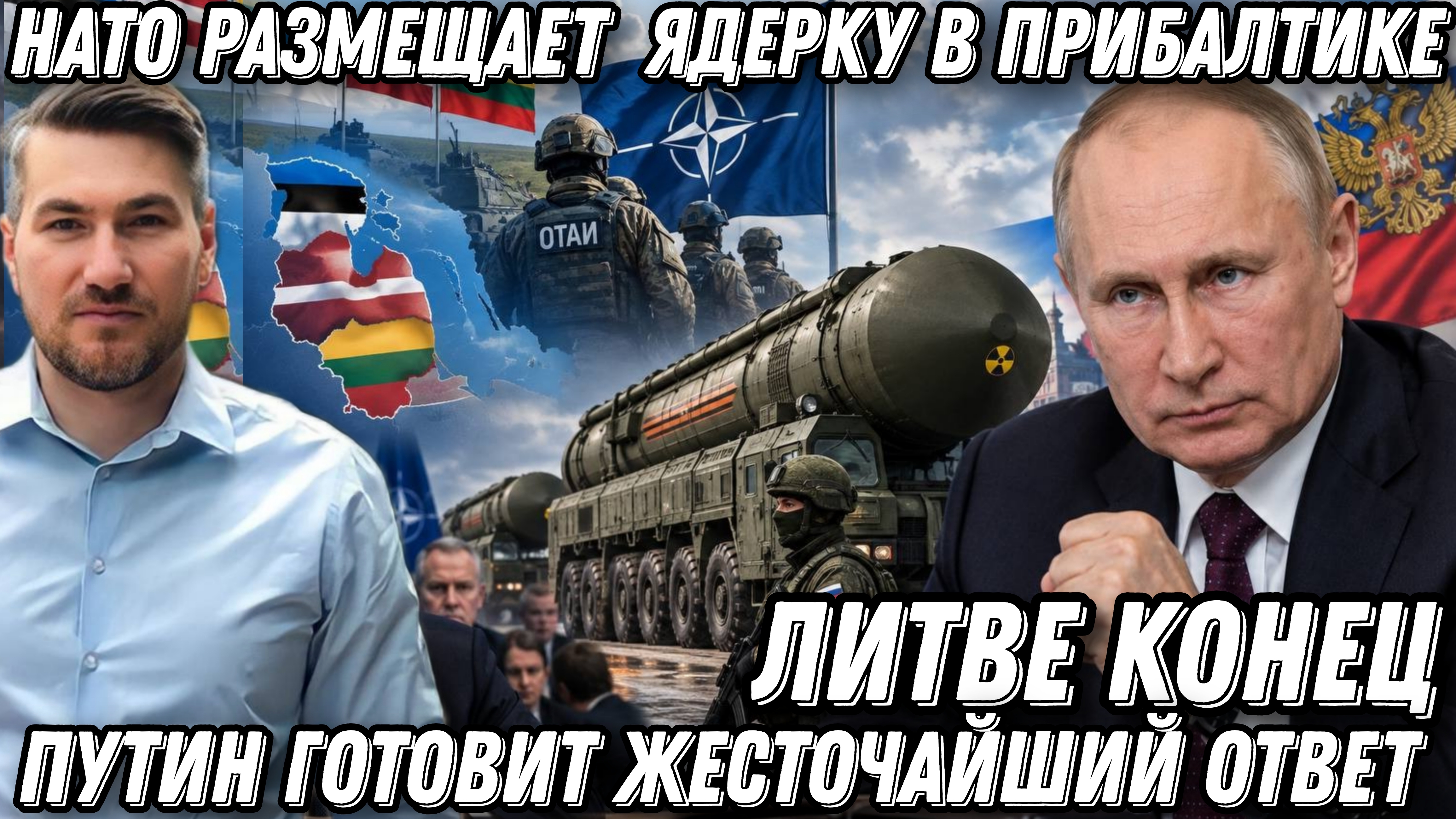 Литве конец! НАТО размещает ядерное оружие в Прибалтике. Путин готовит жесточайший ответ