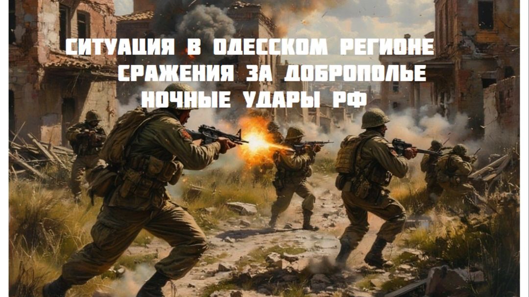 Новости СВО Сегодня- Ситуация в Одесском регионе  сражения за Доброполье Ночные удары РФ