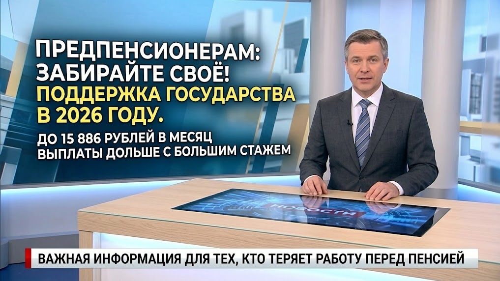 Предпенсионер потерял работу в 2026 году: какое пособие по безработице положено