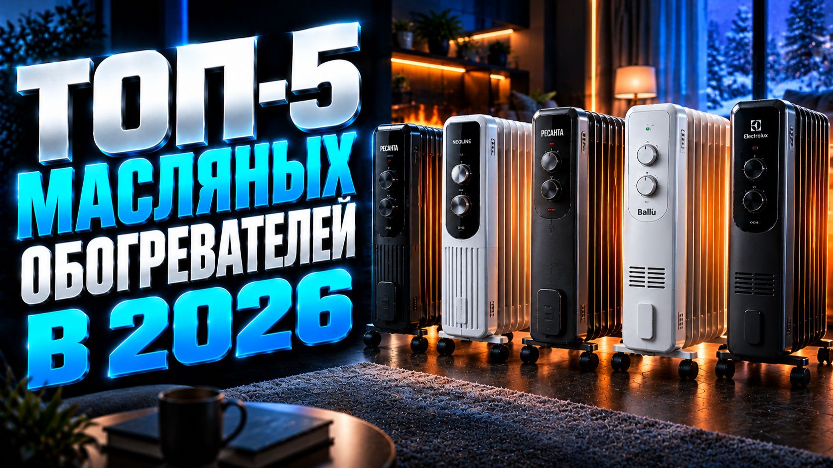 Лучшие масляные радиаторы 2026 года — рейтинг