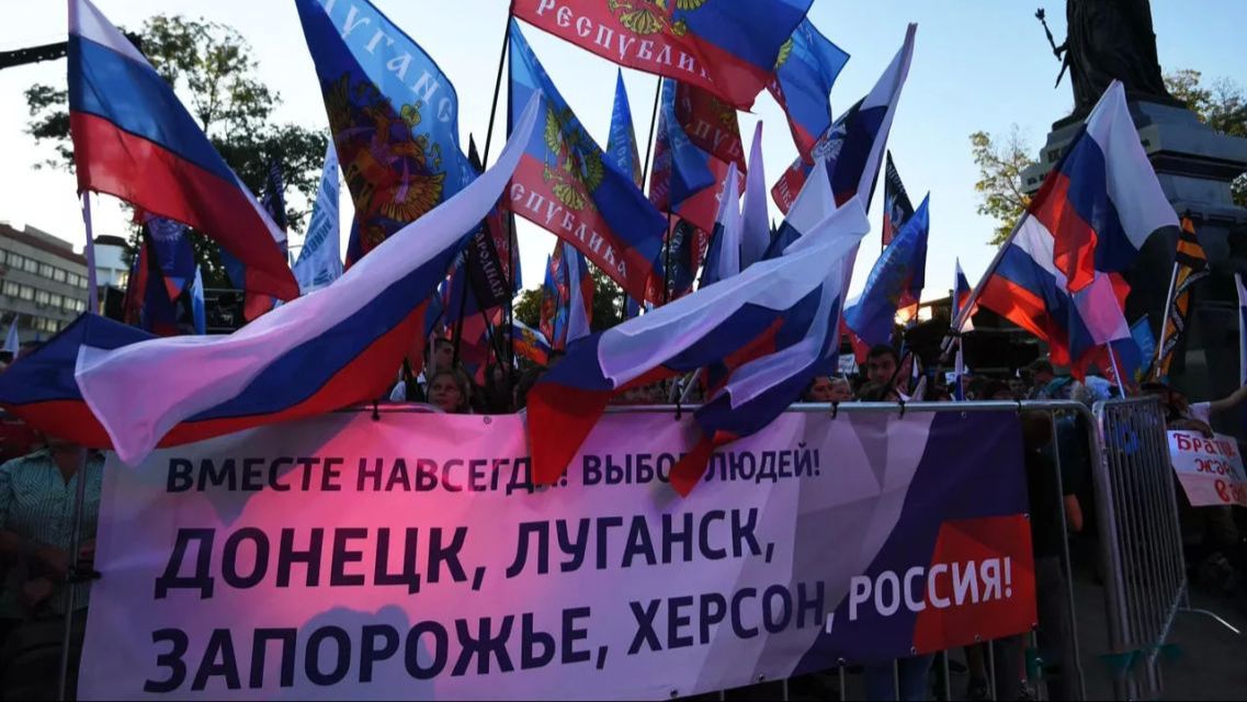 Навеки с Россией: день воссоединения ДНР, ЛНР, Запорожской и Херсонской областей с Россией