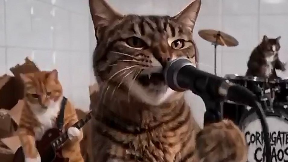 Corrugated Chaos - Cardboard Anarchy Meowsic Video